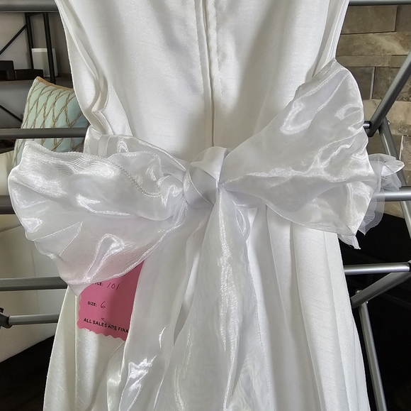 White Formal Dress from Angel Kisses - Picture 3 of 6